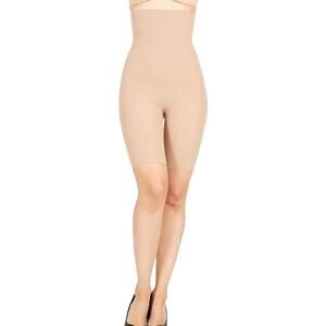 Assets by Sara Blakely High Waist Mid Thigh Shaper in Nude, New in Box